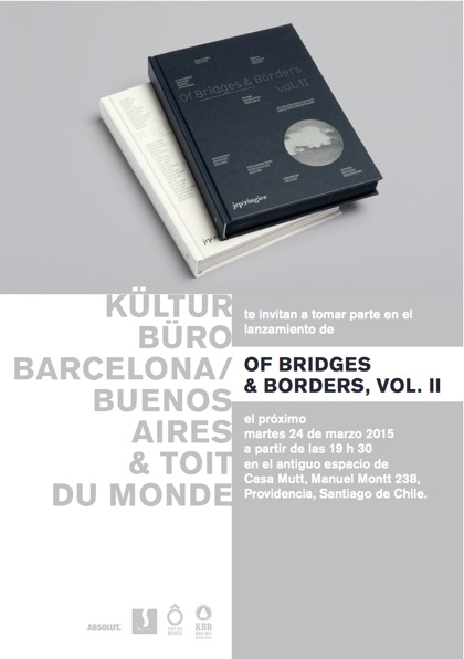 Lanzamiento de Of Bridges & Borders, Vol II en casa MUTT Santiago de Chile